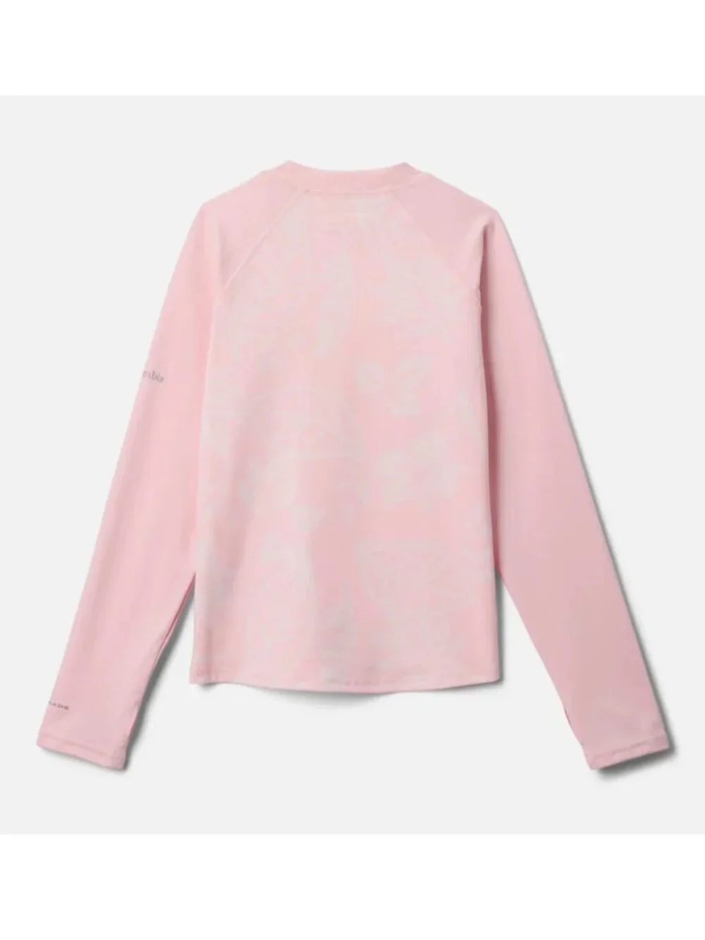 NWT New Columbia Youth Sandy Shores Printed Long Sleeve Pink Sunguard Size M